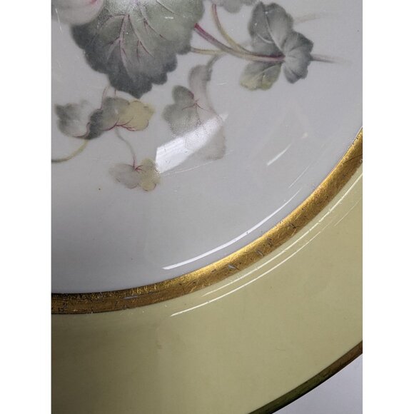 Anemone Yellow Dinner Plates Set of 2 California Gold Flintridge Sylvan China - Picture 6 of 8